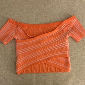 Aerie reversible knit sweater top